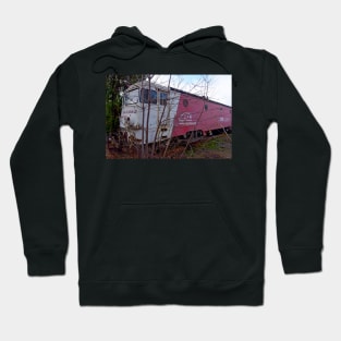 Disused loco, Romania Hoodie